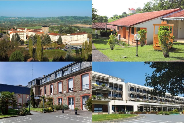 Les quatre établissements sanitaires de la Fondation Partage et Vie