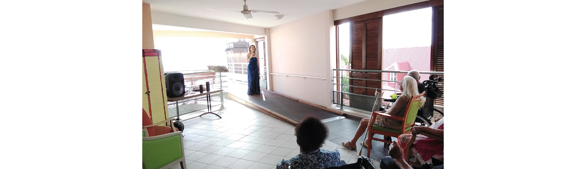 Un concert d’Opéra à l’EHPAD Le Sacré-Cœur en Guadeloupe !