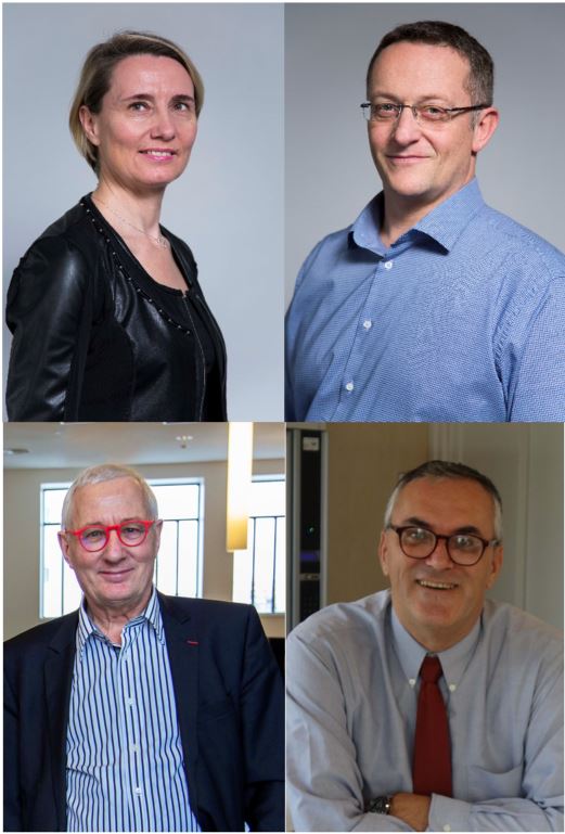 B. Wurtz, G. Parouty, JC Gérard et JJ Wagner
