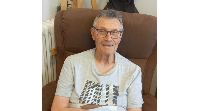 M. Michel Mezoul, bénéficiaire de l’accueil de jour Ciel Bleu