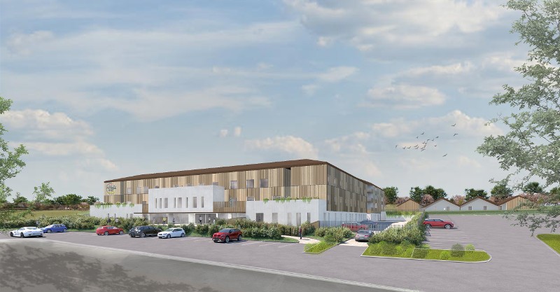 Pose de première pierre de la Plateforme Services Seniors de demain à Auberchicourt