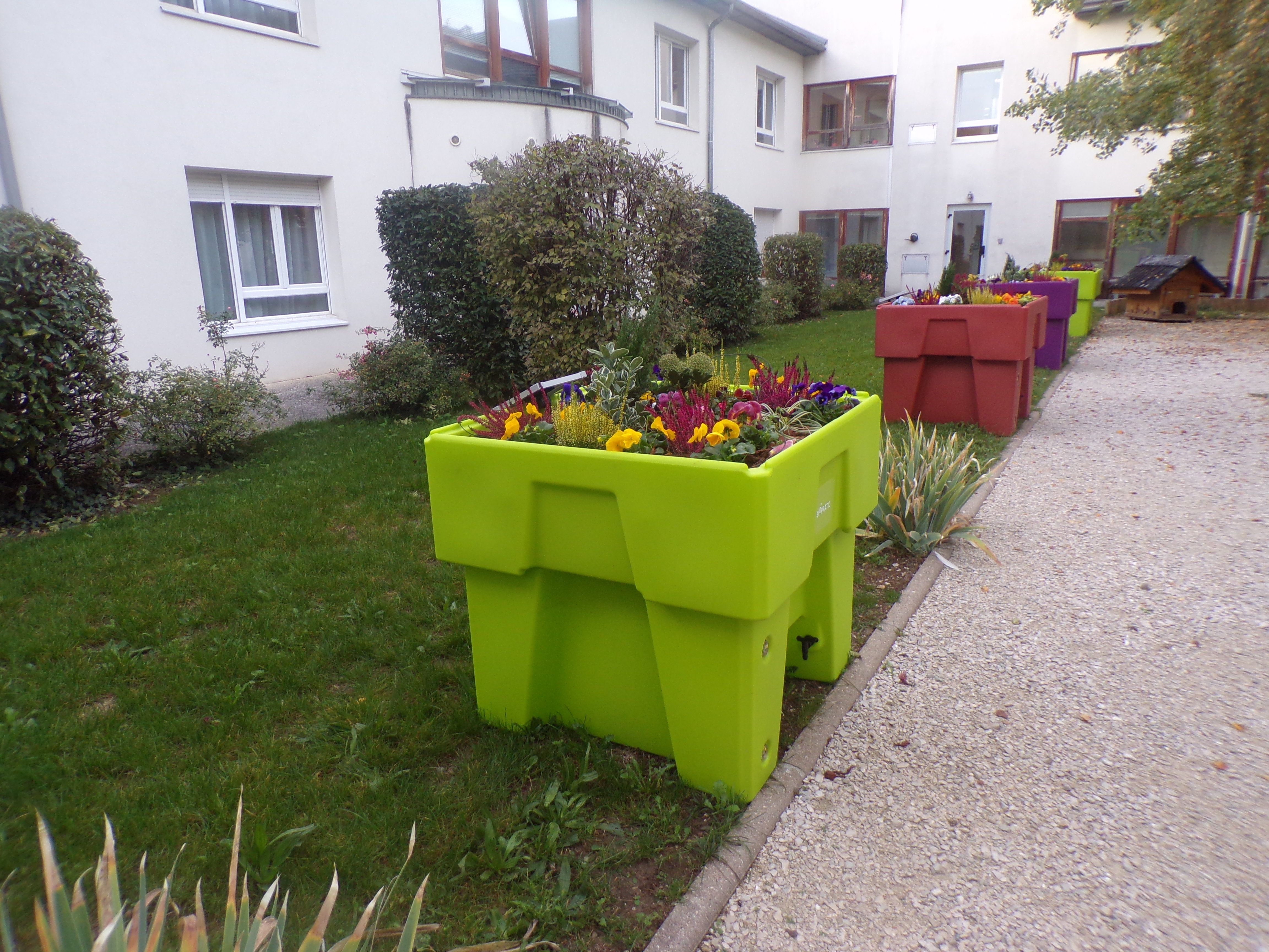 bacs en hauteur