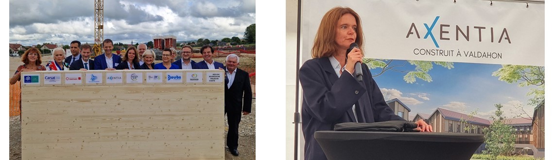 La première pierre d’un projet innovant dans le Doubs
