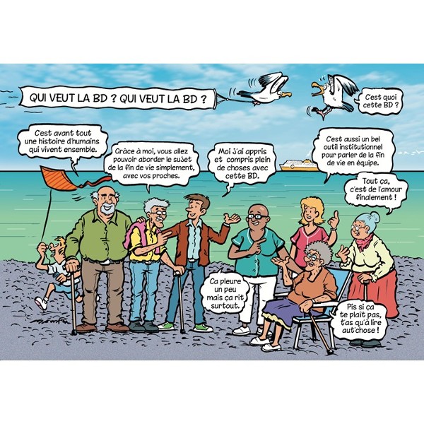 MDR : la bande-dessinée des droits de la personne en fin de vie.