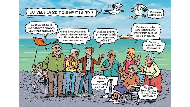 MDR : la bande-dessinée des droits de la personne en fin de vie.