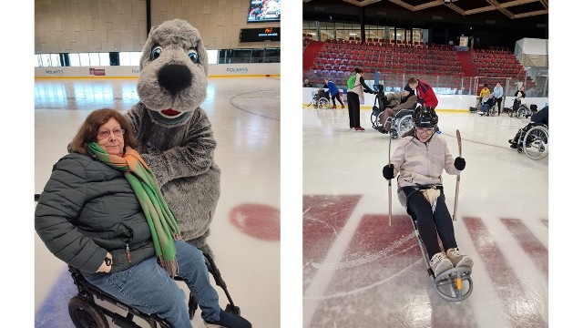 Le hockey sur luge, une bouffée d’air en EHPAD