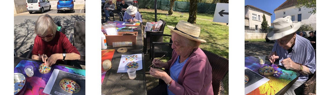 Ateliers jardinage et mosaïque à Sainte-Marthe