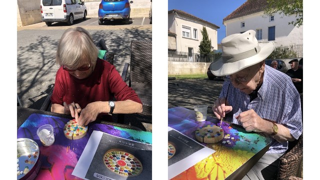 Ateliers jardinage et mosaïque à Sainte-Marthe