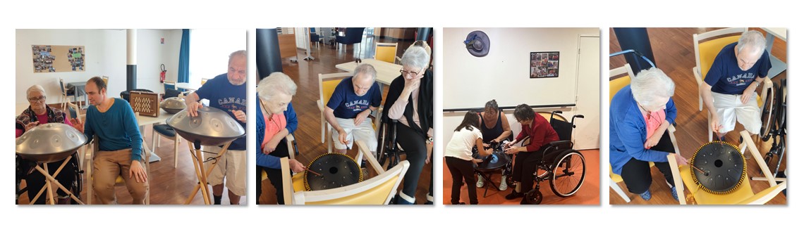 Vibrations et harmonies : le handpan réinvente l’animation en Ehpad