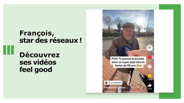 François, TikTokeur phare de Partage et Vie au Val des Roses