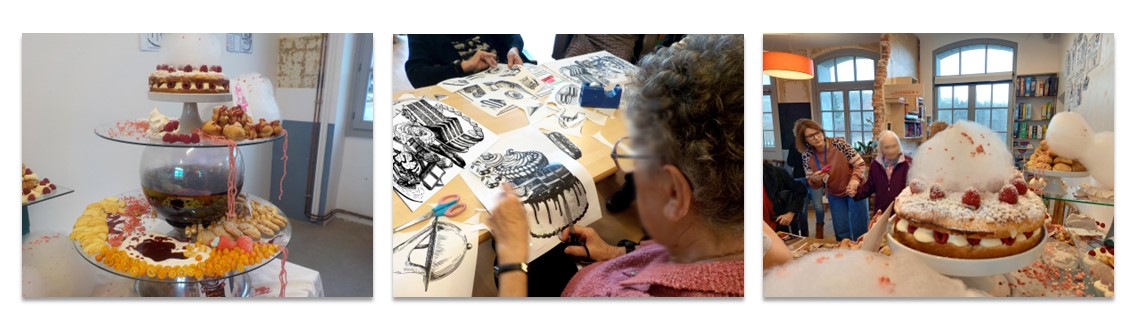 Sérigraphie et gourmandise à la résidence Jean Mazet