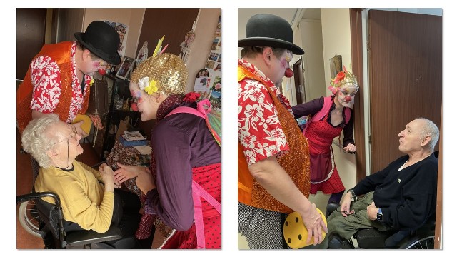Des rendez vous pleins de légèreté avec Clowns Santé aux Tilleuls de Jeanne