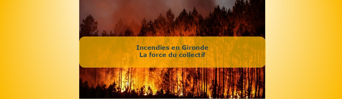 Solidarité face aux flammes