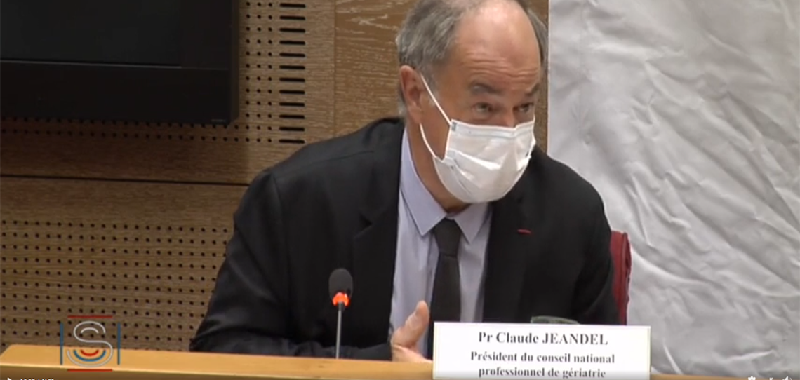 Pr Claude Jeandel au Sénat