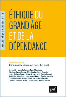 Éthique du grand âge et de la dépendance - couverture