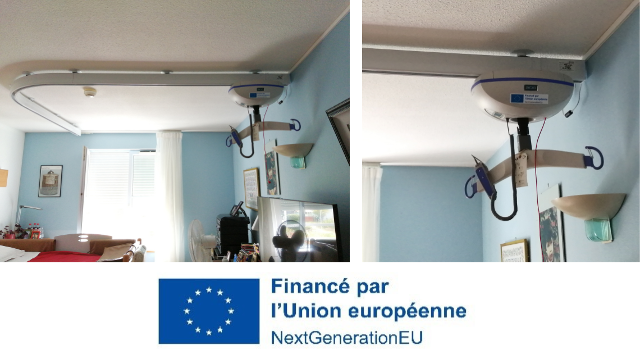L’EHPAD Le Foyer du Petit Jer bénéficie d’une subvention européenne pour des rails de transfert