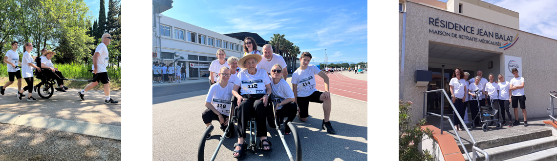 L'EHPAD Jean Balat à Perpignan a participé à une course solidaire organisée par APF France Handicap.