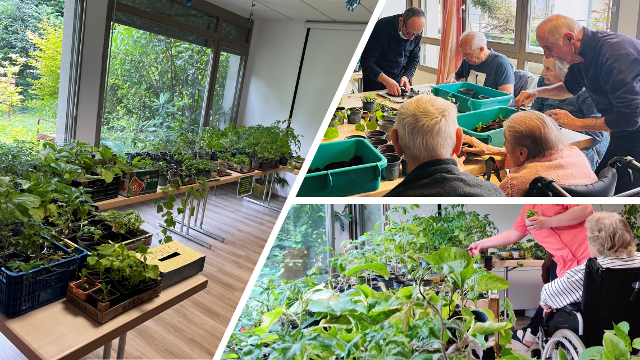 Un projet de jardinage florissant à la résidence Les Vergers (Noyarey)